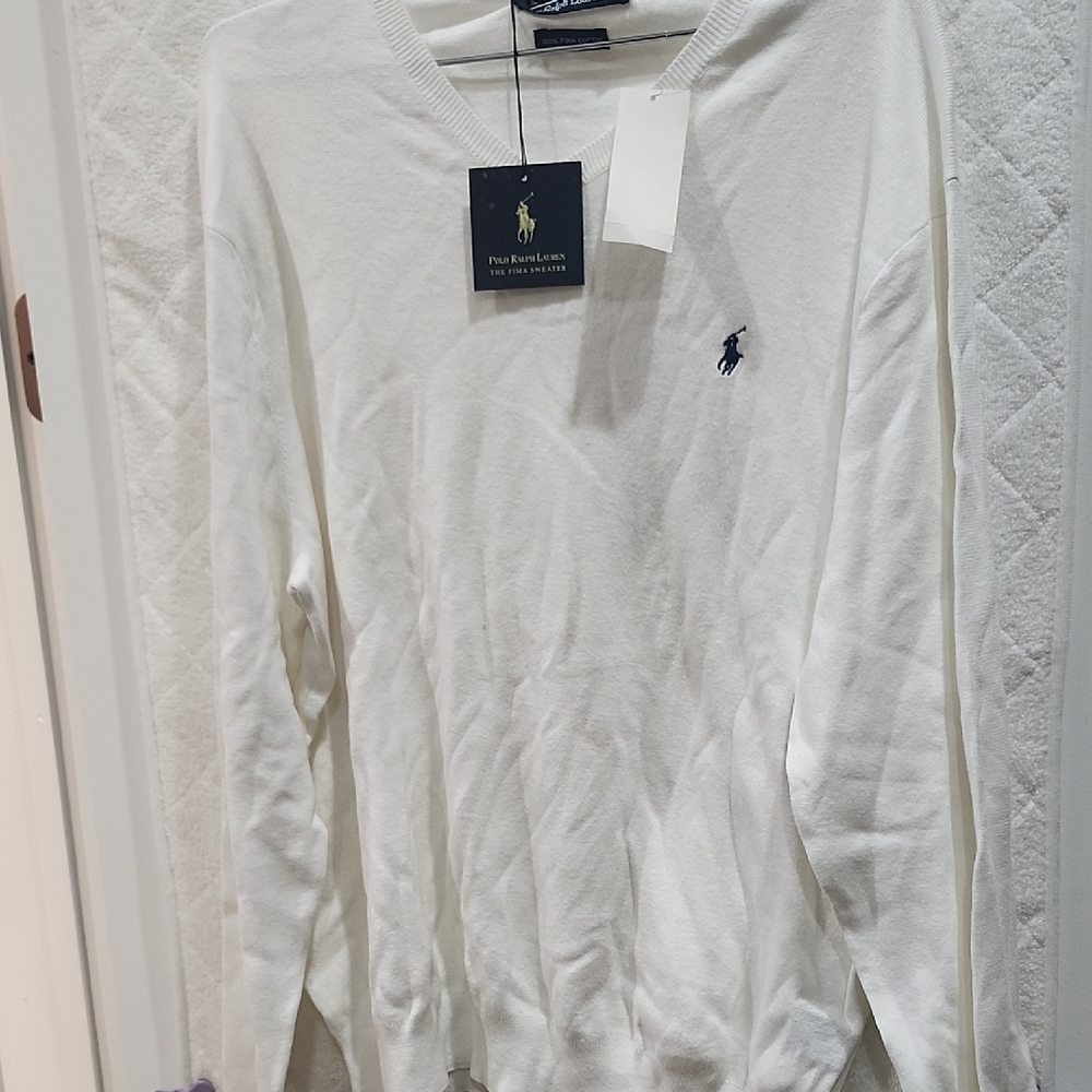 Polo Ralph Lauren White Sweater